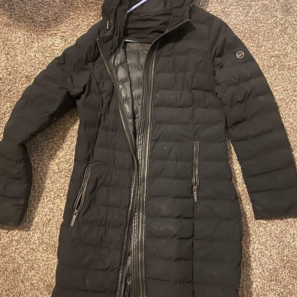 MICHAEL Michael Kors Black Puffer Jacket